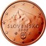 Slovakia 5 Euro Cent Krivan Peak 2009 Proof KM# 97 SLOVENSKO YEAR coin obverse