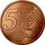 Latvia 5 Euro Cent Lesser Coat of Arms 2014 KM# 152 5 EURO CENT LL coin reverse