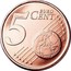 Slovenia 5 Euro Cent Sower of Seeds 2007 KM# 70 5 EURO CENT LL coin reverse
