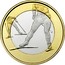 Finland 5 Euro Cross Country 2016 Proof KM# 244   coin reverse