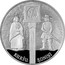 Latvia 5 Euro Curonian Kings 2018 Proof KALĒJI ZIEMEĻI VIESALGI ŅONIŅI PLIĶI DRAGŪNI SAUSGAĻI KURŠU ĶONIŅI coin reverse