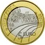 Finland 5 Euro Football 2016 Proof KM# 246 SUOMI FINLAND 2016 T 5 EURO coin obverse