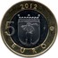 Finland 5 Euro Lapland 2012 T KM# 192 2012 5 EURO T coin reverse