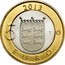 Finland 5 Euro Ostrobothnia 2013 Proof KM# 205 2013 5 T EURO coin reverse