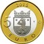 Finland 5 Euro Satakunta 2015 Proof KM# 240 2015 5 EURO T coin reverse