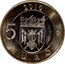 Finland 5 Euro Varsinais 2010 T KM# 158 2010 5 EURO T coin reverse
