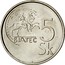 Slovakia 5 Korun 2007 KM# 14 Republic BIATEC 5 SK Z coin reverse