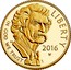 USA $5 Mark Twain 2016 W KM# 626 LIBERTY IN GOD WE TRUST 2016 W BS DE coin obverse