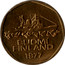 Finland 5 Markkaa 1977 K KM# 53 Reform Coinage SUOMI FINLAND DATE coin obverse
