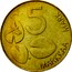 Finland 5 Markkaa 5 Markkaa 1995 M Proof KM# 73 5 MARKKAA MARK M coin reverse