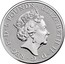 UK 5 Pounds Colorized Queen's Beasts - The Falcon of the Plantagenets 2019 BU • ELIZABETH II • D • G • REG • F • D • 5 POUNDS • J.C coin obverse