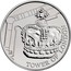 UK 5 Pounds Tower of London - The Crown Jewels 2019 BU TOWER OF LONDON GD coin reverse