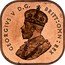 Australia 5 S Kookaburra 1920 Proof X# 1b GEORGIVS V D.G. BRITT:OMN:REX coin obverse