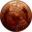 Australia 5 S. Restrike 1851 X# 4 VICTORIA DEI GRATIA BRIT.REG:F:D:MDCCCLI coin obverse