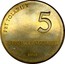 Slovenia 5 Tolarjev Glagolitic Alphabet 1994 KM# 16 PET TOLARJEV 5 REPUBLIKA SLOVENIJA 1994 coin obverse