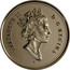 Canada 50 Cents Coat of arms - Elizabeth II (3rd portrait) 2001 P KM# 290b ELIZABETH II D ∙ G ∙ REGINA coin obverse