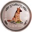 Australia 50 Cents Colorized Year of the Dog 2006  2006 1/2 OZ 999 SILVER coin reverse