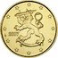Finland 50 Euro Cent Rampant lion. 2nd Map 2007 FI KM# 128 2010 FI coin obverse