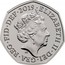 UK 50 Pence (Sherlock Holmes) • ELIZABETH II • DEI • GRA • REG • FID • DEF • 2019 • J.C coin obverse