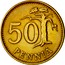 Finland 50 Pennia 1963 S KM# 48 Reform Coinage 50 PENNIÄ coin reverse