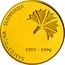 Slovenia 5000 Tolarjev 5th Anniversary Of Independence 1996 Proof KM# 35 SAMOSTOJNA SLOVENIJA 1991 1996 coin reverse