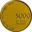 Slovenia 5000 Tolarjev Defeat of Fascism 1995 Proof KM# 24 REPUBLIKA SLOVENIJA . 1995 5000 PET TISOČ TOLARJEV coin obverse