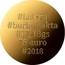 Latvia 75 Euro Gold Brooches The Bubble Fibula 2018 #LATVIJA #BURBUĻSAKTA #17_18GS 75 EURO #2018 coin obverse