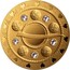 Latvia 75 Euro Gold Brooches The Bubble Fibula 2018  coin reverse