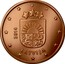 Latvia Euro Cent Lesser Coat of Arms 2014 KM# 150 YEAR LATVIJA coin obverse