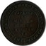 Canada Half Penny Penny Payable by Miles W White 1815 NS-13A1 PAYABLE BY MILES W. WHITE HALIFAX NS IMPORTER OF IRON MONGERY HARDWARES & C coin reverse
