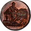 USA Halfpenny Condor Token Norfolk 1796 BOULTER'S EXHIBITION OF NATURAL AND ARTIFICIAL CURIOSITIES YARMOUTH coin obverse