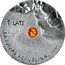 Latvia Lats Amber coin 2010 Proof KM# 109 1 LATS LATVIJAS REPUBLIKA 2010 coin obverse