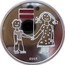 Latvia Lats Anniversary of Latvia 2008 Proof KM# 99 2008 coin reverse