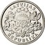 Latvia Lats Christmas tree 2009 KM# 106 LATVIJAS 20 09 REPUBLIKA coin obverse