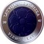 Latvia Lats Coin of Time II 2007 KM# 90 LATVIJAS REPUBLIKA 2007 VIENS 1 LATS coin obverse