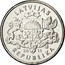 Latvia Lats Gingerbread Heart 2011 KM# 127 LATVIJAS 20 11 REPUBLIKA coin obverse