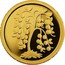 Latvia Lats Golden apple tree 2007 Proof KM# 91 coin reverse