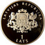 Latvia Lats Greco-Roman wrestling 2002 Proof KM# 57 LATVIJAS REPUBLIKA 2002 1 LATS coin obverse