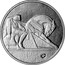 Latvia Lats Karlis Zale 2012 Proof KM# 132 coin reverse