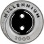 Latvia Lats Millennium 1999 (2000) Proof KM# 39 MILLENNIUM 2000 coin reverse