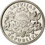 Latvia Lats Namejs ring 2009 KM# 101 LATVIJAS 20 09 REPUBLIKA coin obverse