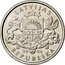 Latvia Lats Pinecone 2006 KM# 74 LATVIJAS 20 06 REPUBLIKA coin obverse