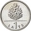 Latvia Lats Pinecone 2006 KM# 74 LA 1 TS coin reverse