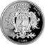 Latvia Lats Rundale Palace 2011 Proof KM# 121 24.V.1736 24.V.2011 1 LATS coin obverse