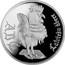 Latvia Lats The Latvian ABC book 2010 Proof KM# 111 ABC LATVIEŠU ĀBECE coin reverse