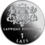 Latvia Lats UNICEF For the children of the World 2000 Proof KM# 48 LATVIJAS REPUBLIKA 1 LATS 2000 coin obverse