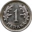 Finland Markka 1952 H KM# 30b Decimal Coinage 1 MARKKA coin reverse