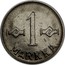 Finland Markka 1958 KM# 36a Decimal Coinage 1 MARKKA coin reverse