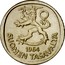Finland Markka 1964 S KM# 49 Reform Coinage DATE SUOMEN TASAVALTA coin obverse