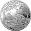 Australia One Dollar (Australian Kangaroo. Seasons Change) ONE DOLLAR 1 OZ .999 AG coin reverse